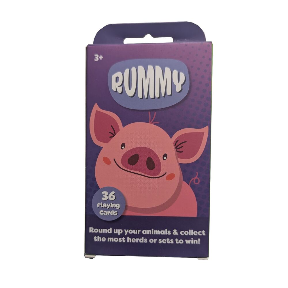 Rummy - Animal Card Game by Hinkler 36 Cards 2025